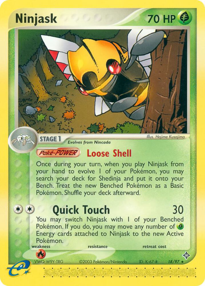 Ninjask - 18/97 (EX Dragon)