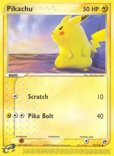 Pikachu (EX Sandstorm)