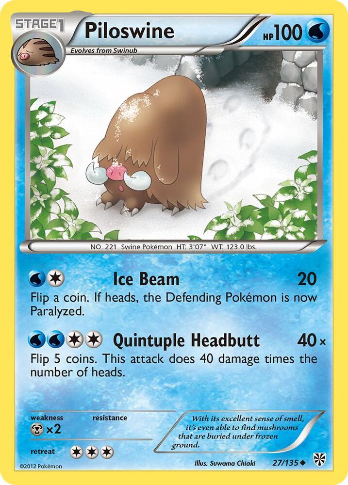 Piloswine (Plasma Storm)