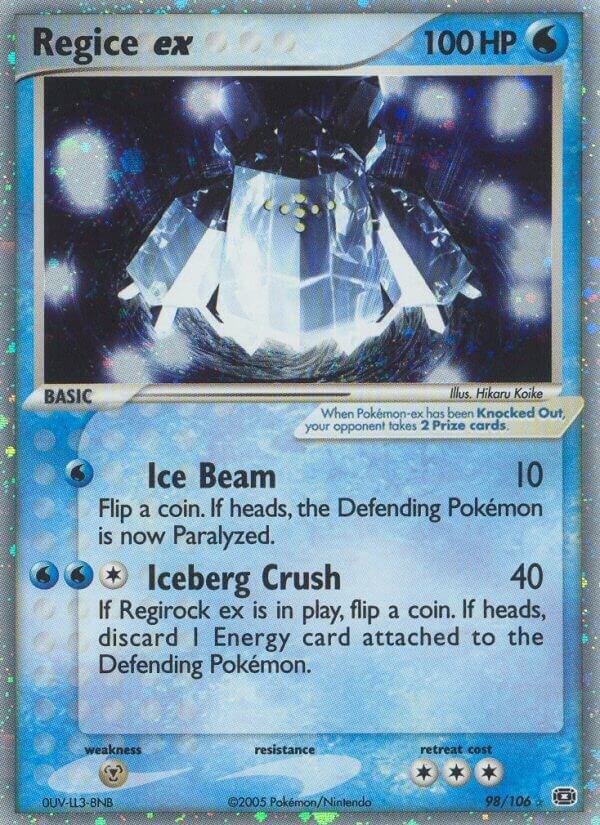 Regice ex (EX Emerald)