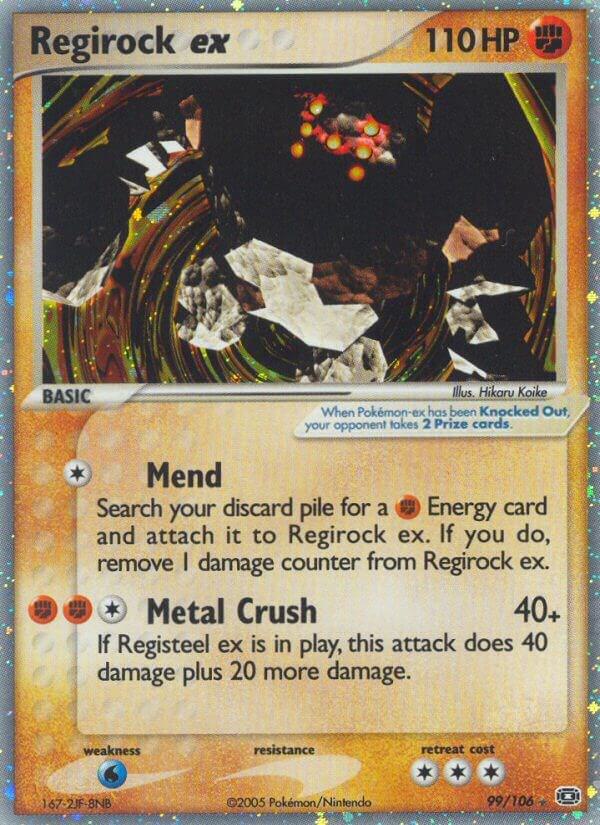 Regirock ex (EX Emerald)