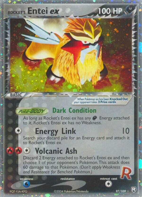 Rocket's Entei ex (EX Team Rocket Returns)