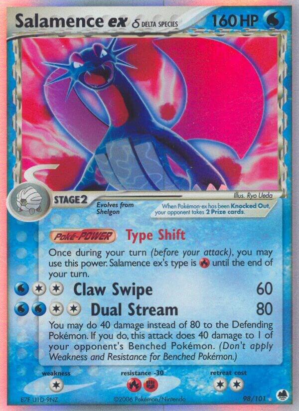 Salamence ex (Delta Species) (EX Dragon Frontiers)