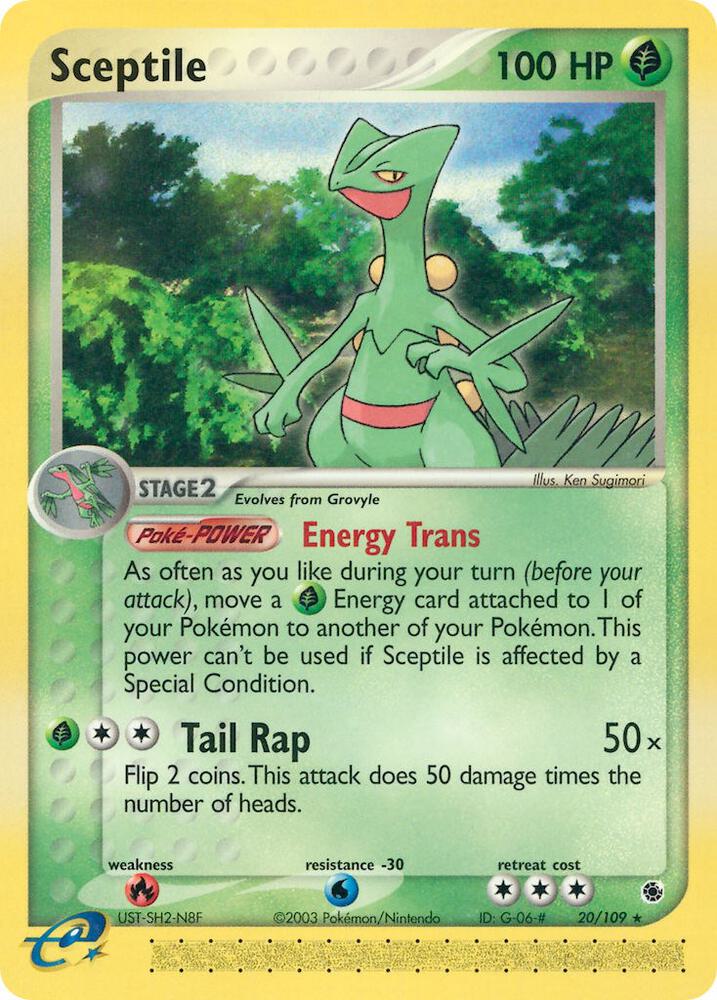 Sceptile - 20/109 (EX Ruby and Sapphire)