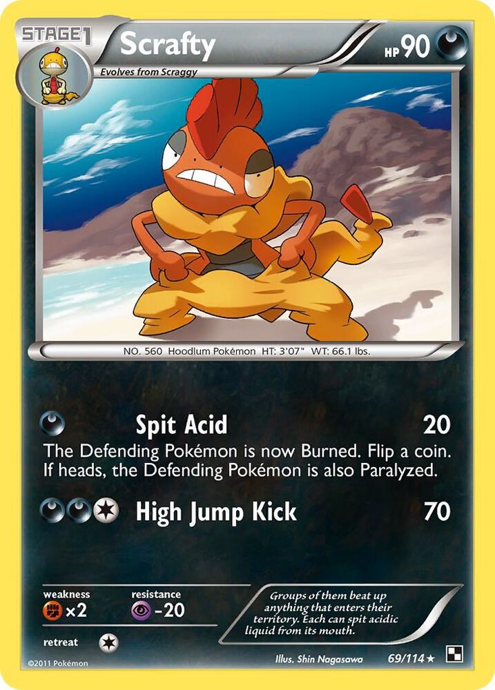 Scrafty (Black and White)