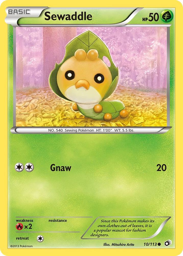Sewaddle (10) (Legendary Treasures)