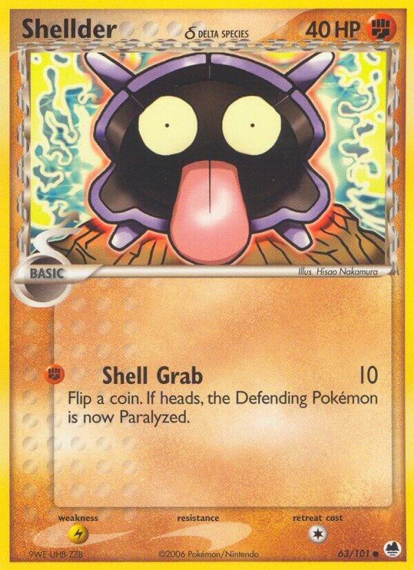 Shellder (Delta Species) (EX Dragon Frontiers)