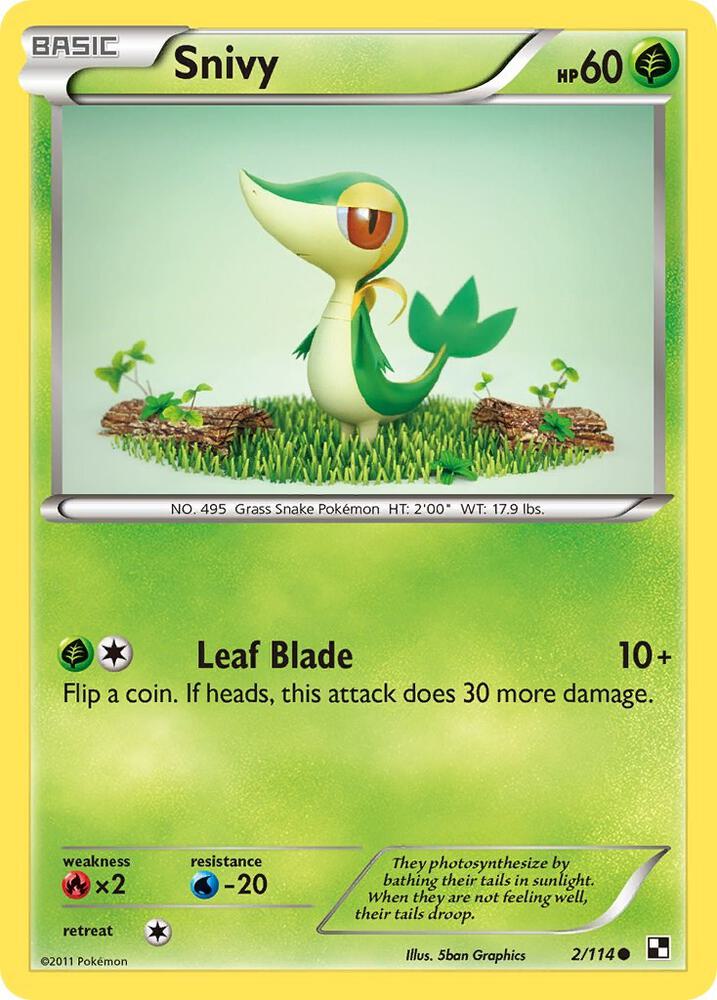 Snivy (2) (Black and White)