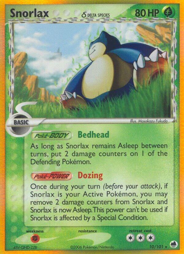 Snorlax (Delta Species) (EX Dragon Frontiers)