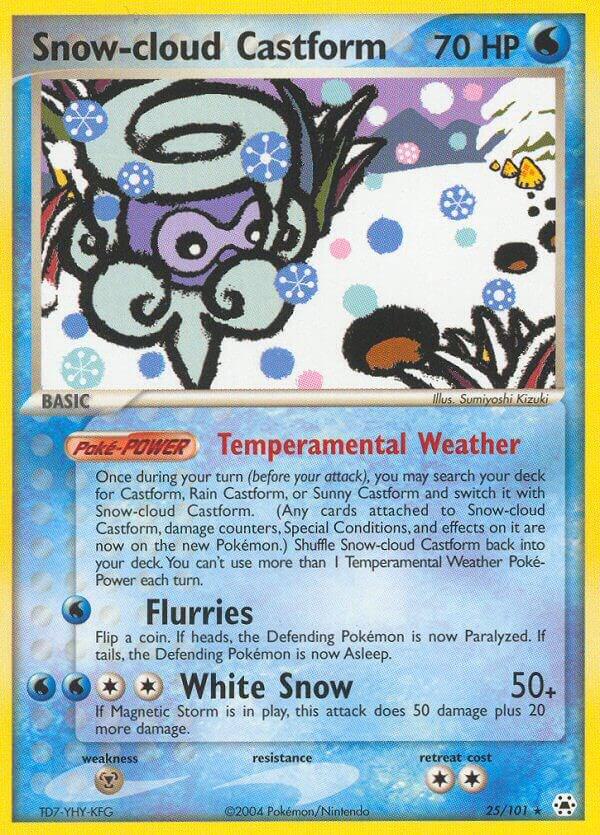 Snow-cloud Castform (EX Hidden Legends)