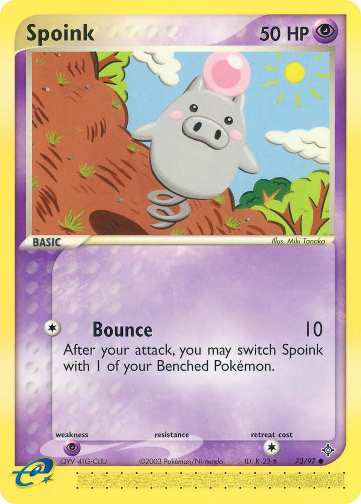Spoink - 73/97 (EX Dragon)