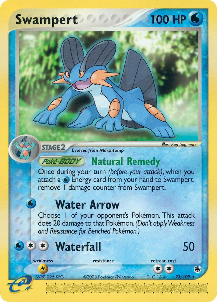 Swampert - 23/109 (EX Ruby and Sapphire)