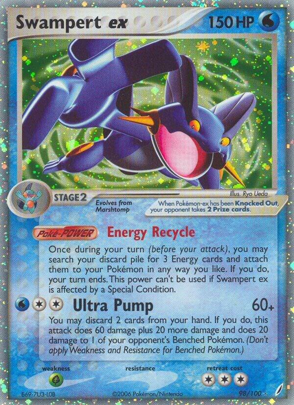 Swampert ex (EX Crystal Guardians)