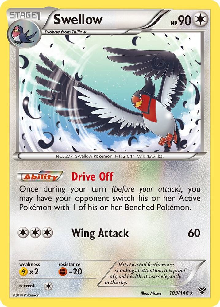 Swellow (XY Base Set)