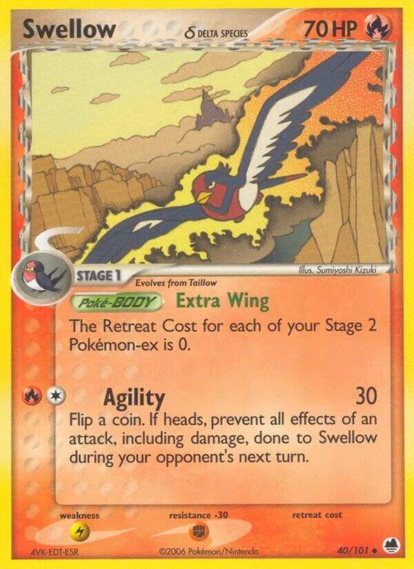 Swellow (Delta Species) (EX Dragon Frontiers)