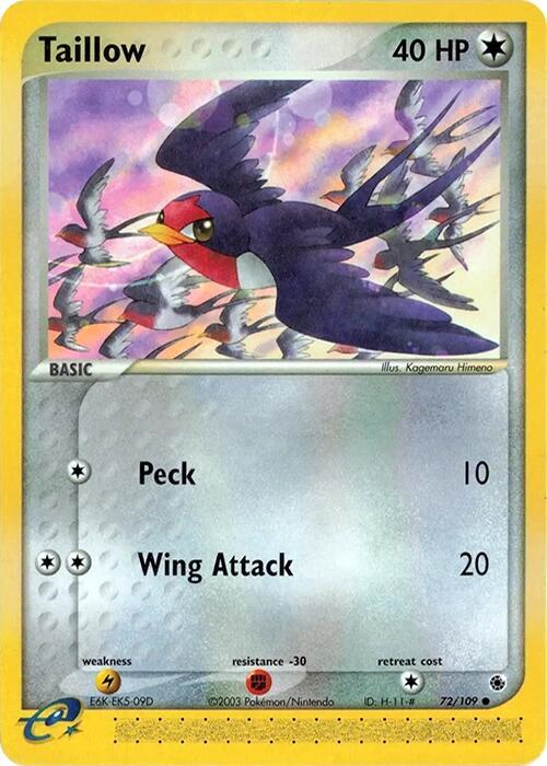 Taillow (EX Ruby and Sapphire)