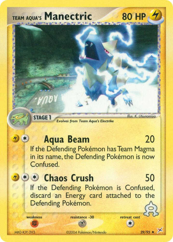 Team Aqua's Manectric - 29/95 (EX Team Magma vs Team Aqua)
