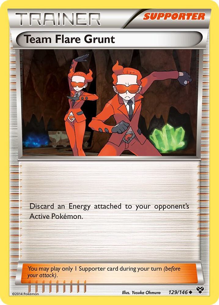 Team Flare Grunt (XY Base Set)