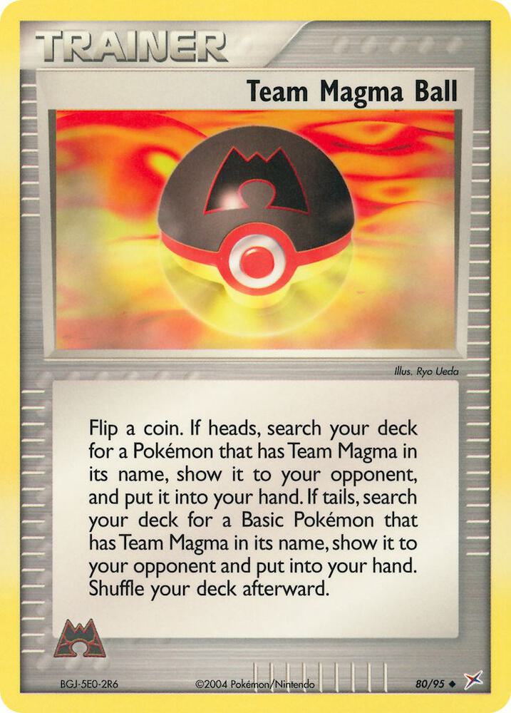 Team Magma Ball (EX Team Magma vs Team Aqua)