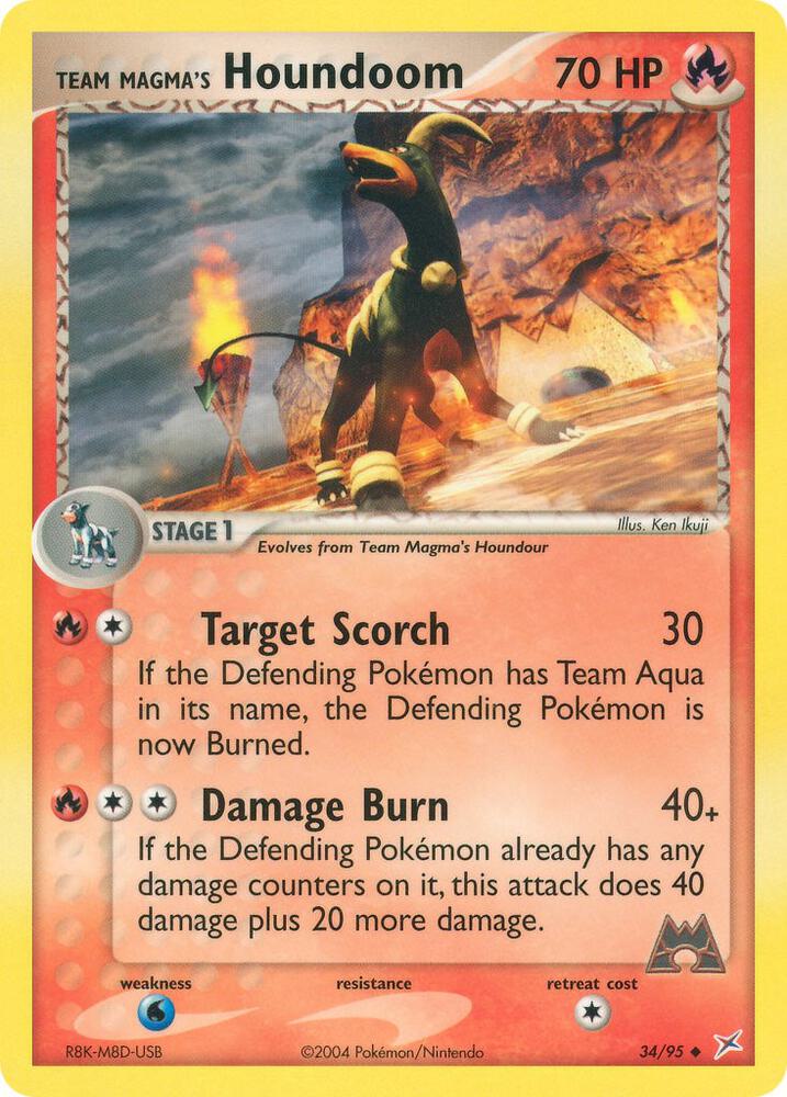 Team Magma's Houndoom - 34/95 (EX Team Magma vs Team Aqua)
