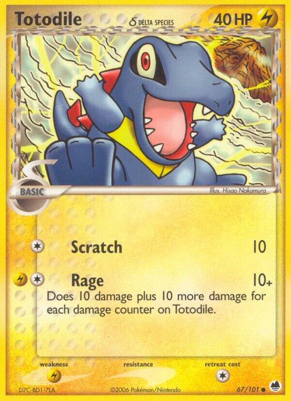 Totodile (Delta Species) (EX Dragon Frontiers)