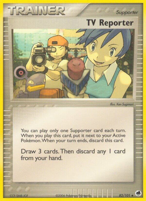 TV Reporter (EX Dragon Frontiers)