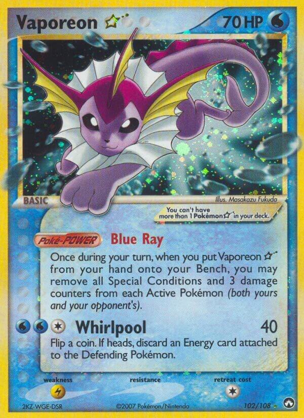 Vaporeon Star (EX Power Keepers)