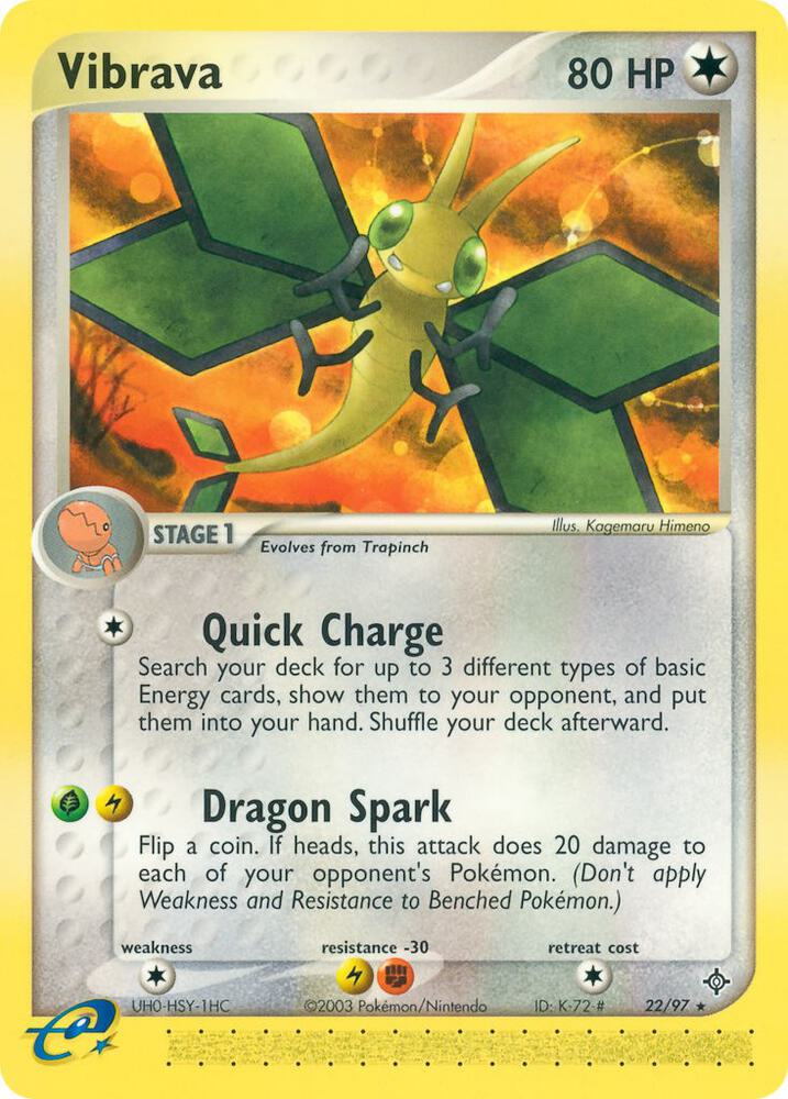 Vibrava - 22/97 (EX Dragon)