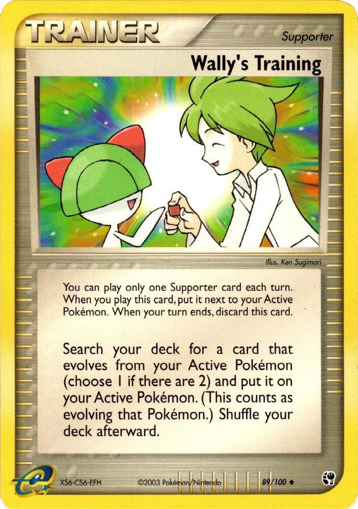 Wally's Training (EX Sandstorm)