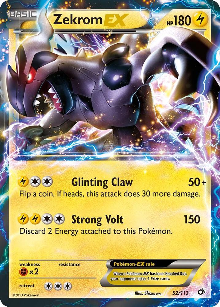 Zekrom EX (Legendary Treasures)