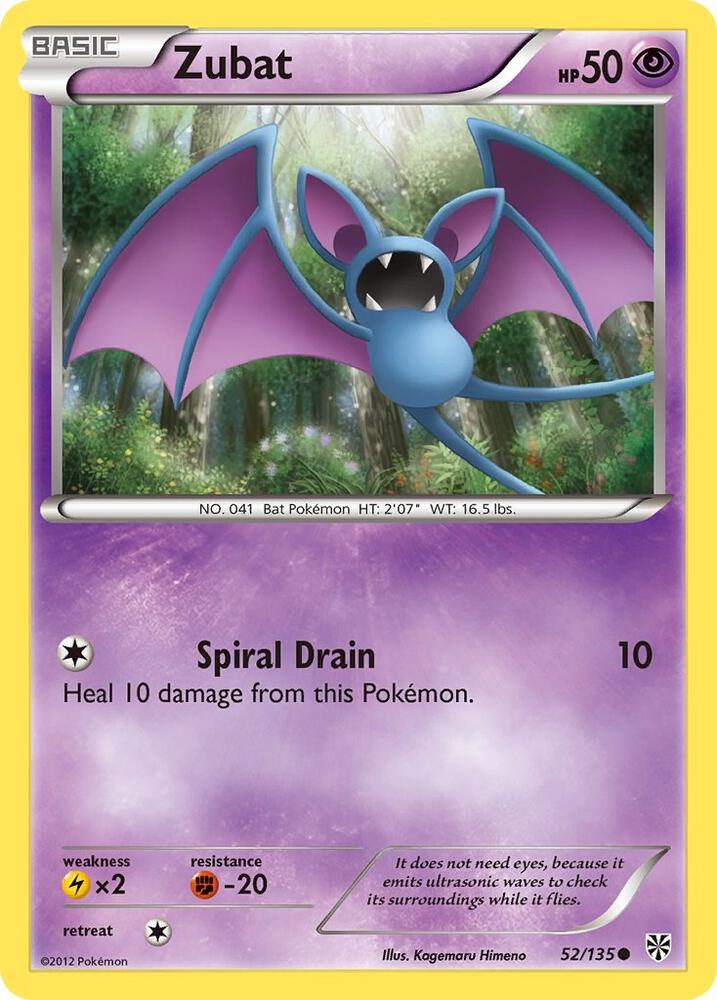 Zubat (52) (Plasma Storm)