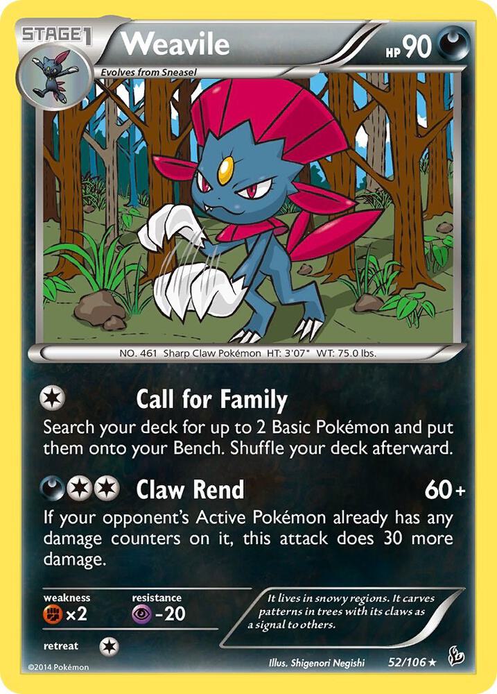 Weavile (XY - Flashfire)