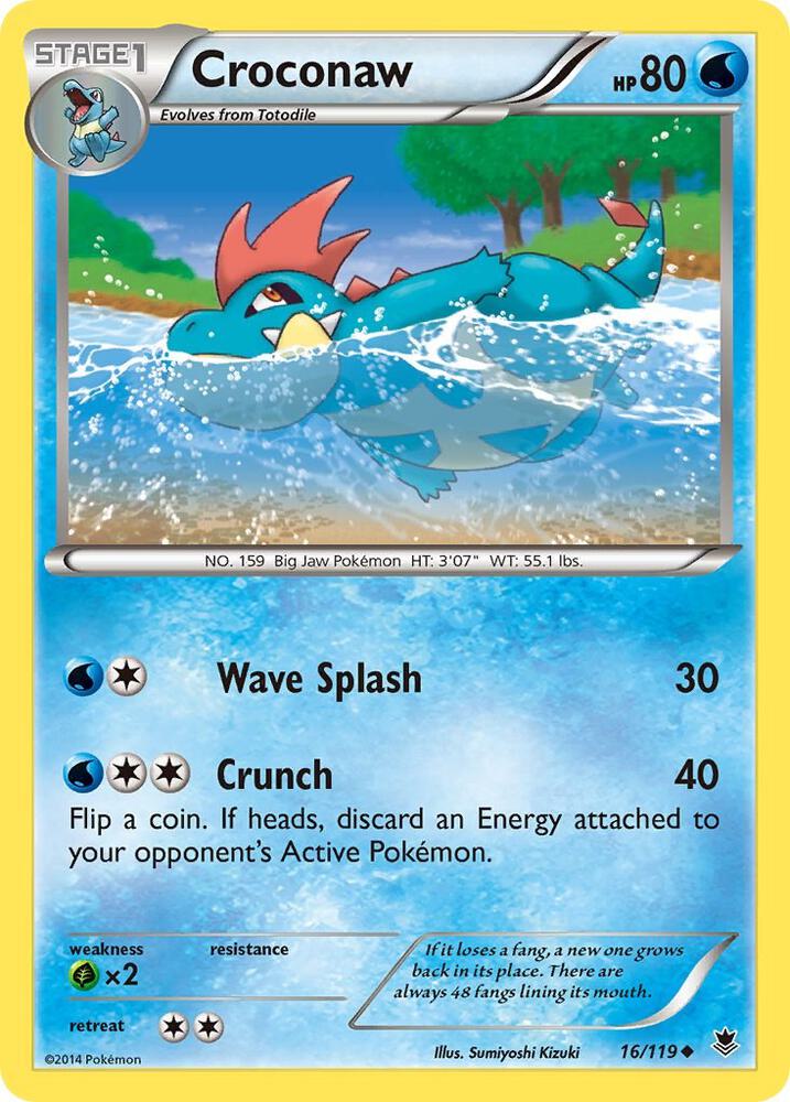 Croconaw (XY - Phantom Forces)