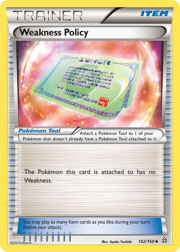 Weakness Policy (XY - Primal Clash)