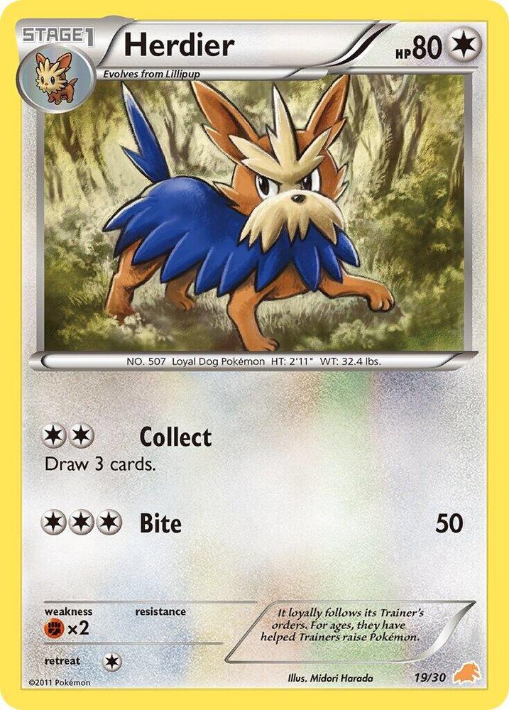 Herdier (BW Trainer Kit: Excadrill & Zoroark)